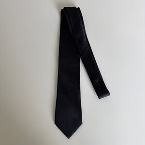 Michael Kors Men's Elsen Solid NeckTie Black NWOT